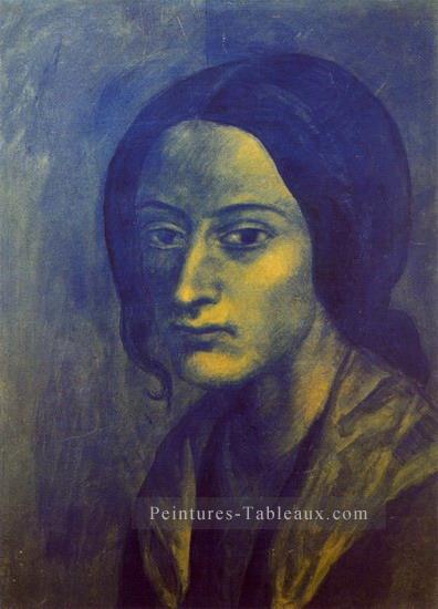Femme à la boucle 1903 Pablo Picasso Peintures à l'huile